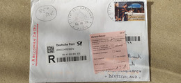 VATICANO 2014 85° POSTE VATICANE - VIAGGIATA RACCOMANDATA - Cartas & Documentos