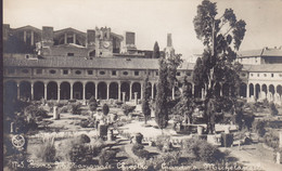 Italy PPC Roma M. Marionale Chiostro E Giardino Michelangelo Echte Real Photo Vera Véritable (2 Scans) - Parks & Gardens