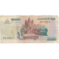 Billet, Cambodge, 1000 Riels, 2007, KM:58b, B - Cambodge