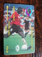 TRINIDAD & TOBAGO  GPT CARD    $20,-  71CCTC   DWIGHT YORKE    / FUTBOL              Fine Used Card        ** 8887** - Trinité & Tobago