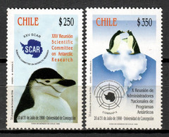 Chile 1998 / Birds Penguins Antarctic MNH Aves Antartida Pingüínos Vögel Uccelli / Hx65  34-28 - Sin Clasificación
