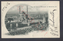 Le Caire - Vue De Caire Et Mosquée De Mohamad Ali - Postkaart - Cairo