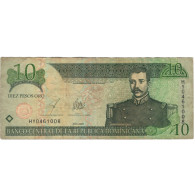 Billet, République Dominicaine, 10 Pesos Oro, 2003, KM:168c, TB - Dominicana