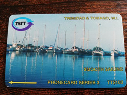 TRINIDAD & TOBAGO  GPT CARD    $100,-  178CCTA   SMOOTH SAILING              Fine Used Card        ** 8897** - Trinidad & Tobago