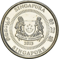 Monnaie, Singapour, 10 Cents, 2013 - Singapour