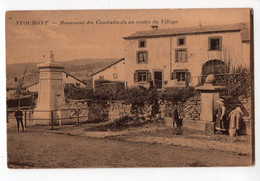 33 - STOUMONT - Monument Des Combattants  *fontaine* - Stoumont