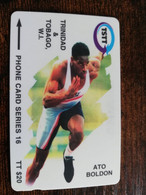 TRINIDAD & TOBAGO  GPT CARD    $20,-  179CCTB   ATO BOLDON/ATLETIC             Fine Used Card        ** 8899** - Trinidad En Tobago