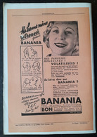 PUB PUBLICITE BANANIA 4eme De Couverture D'une Revue De 1937 ( Complete ) - Chocolat