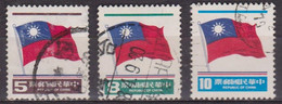 Drapeau - FORMOSE - TAIWAN - N° 1359-1362-1364 - 1981 - Used Stamps