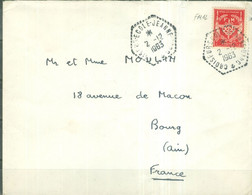 MARCOPHILIE - CROISEUR ECOLE JEANNE D ARC Escale Du 2 - 12 - 1963. - Seepost