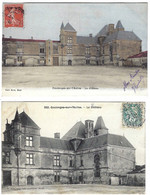 79 - COULONGES-SUR-L'AUTIZE +++ Le Château +++ 2 CPA +++ - Coulonges-sur-l'Autize