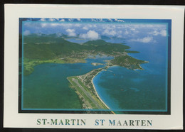 Airport Antilles Néerlandaises Saint Martin Sint Maarten Simpson Bay Juliana Airport - Vue Aérienne Aéroport - Saint-Martin