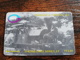 TRINIDAD & TOBAGO  GPT CARD    $20,-  205CCTD    FIRST TRAIN IN SAN FERNANDO             Fine Used Card        ** 8905** - Trinidad & Tobago