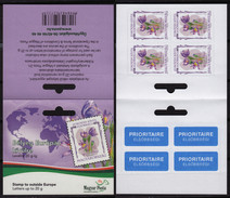 HUNGARY 2007 Self Adhesive Booklet - Priority Express To Overseas / Outside Of EUROPE - Flower Pulsatilla / MNH - Libretti