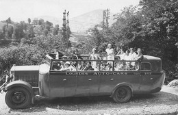 CPA 65 LOURDES CARTE PHOTO DE L'AUTOBUS - Autres & Non Classés