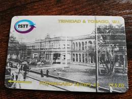 TRINIDAD & TOBAGO  GPT CARD    $20,-  249CCTC    THE RED HOUSE AT PORT OF SPA            Fine Used Card        ** 8910** - Trinidad & Tobago
