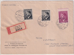 BÖHMEN Und MÄHREN - 1944 - ENVELOPPE RECOMMANDEE De PRAGUE => FORBACH (MOSELLE) - Lettres & Documents