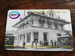 TRINIDAD & TOBAGO  GPT CARD    $20,-  273CCTB    THE TRANSFER STATION 1905              Fine Used Card        ** 8913** - Trinidad En Tobago