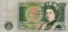 UNITED KINGDOM - BANK Of ENGLAND - 8 BILLETS 1 Pound - Elizabeth II - 1 Pound