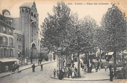 CPA 75 PARIS XVIIIe PLACE DES ABBESSES - District 18