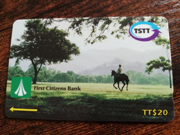 TRINIDAD & TOBAGO  GPT CARD    $20,-  319CTTA    FIRST CITIZENS BANK              Fine Used Card        ** 8916** - Trinidad & Tobago