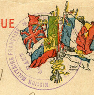 Cachet De Mission Militaire Française Sur Carte FM Du Dépôt D’Interprêtres Du Havre En 1916 Pour Paris - Réf F169 - 1. Weltkrieg 1914-1918