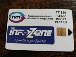 TRINIDAD & TOBAGO  $ 20,-  CHIPCARD !! INFOZONE     ** 8919** - Trinidad En Tobago