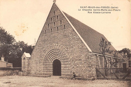 CPA 94 SAINT MAUR DES FOSSES LA CHAPELLE SAINTE MARIE AUX FLEURS RUE ALSACE LORRAINE (cliché Rare - Saint Maur Des Fosses