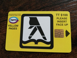 TRINIDAD & TOBAGO  $ 100,-  CHIPCARD !! YELLOW PAGES      ** 8920** - Trinité & Tobago