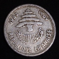 Lebanon, 5 Piastres, 1952, Paris, TB+, Aluminium, KM:14 , Agouz - Liban
