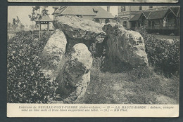 Environs De Neuillé-Pont-Pierre - 19 - La Haute Barbe: Dolmen, Comprenant Un Bloc Isolé Et 3 Blocs ...odn 87 - Dolmen & Menhire