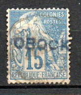 Col24 Colonies Obock N° 15 Oblitéré Cote 35,00€ - Used Stamps