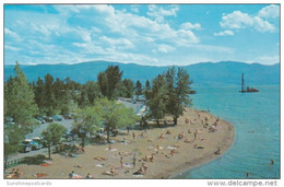 Canada Beach Scene Along Okanagan Lake Kelowna British Columbia - Kelowna