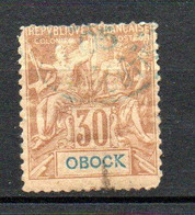 Col24 Colonies Obock N° 40 Oblitéré Cote 26,00€ - Used Stamps