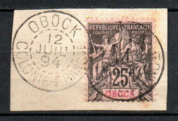 Col24 Colonies Obock N° 39 Oblitéré Cote 29,00€ - Used Stamps