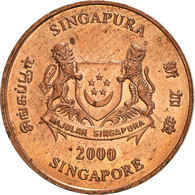 Monnaie, Singapour, Cent, 2000 - Singapour