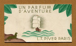 " L.T. PIVERT - UN PARFUM D'AVENTURE "  Calendrier 1932 - Anciennes (jusque 1960)