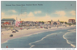 Florida Daytona General View Of Ocean Front 1941 - Daytona