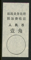 CHINA PRC ADDED CHARGE LABELS -  10f Label Of Dalian City, Liaoning Prov.  DO #17-0643. - Impuestos