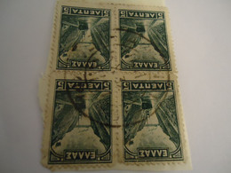 GREECE  USED   STAMPS BLOCK OF 4   POSTMARK - Ohne Zuordnung