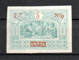 Col24 Colonies Obock N° 50 Neuf Sans Gomme Cote 4,50€ - Unused Stamps
