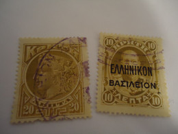 CRETE  GREECE USED STAMPS 2 - Ohne Zuordnung