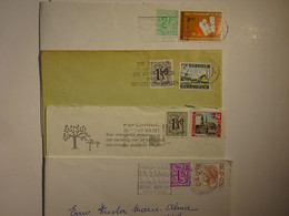 8 Verschillende Enveloppen Gefr. Leeuwkes + Diverse Bijfrankeringen - Zie Scan (s) Voor Zegels, Stempels En Andere - 1977-1985 Cifra Su Leone