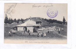 CPA :  14 X 9  -  Chalet  Et  Sommet  De  La  Dent  De  Vaulion - Vaulion