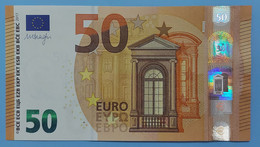 50 EURO E010G4 FRANCE DRAGHI Serie EB Perfect UNC - 50 Euro