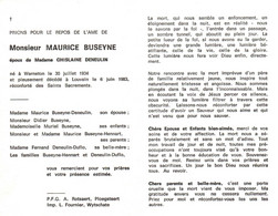 Maurice Buseyne (1934-1983) - Devotion Images