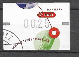 Timbres Oblitérés Du Danemark, Timbre De Distributeur 2001, N°16 Mi, Téléphone Portable - Vignette [ATM]