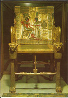 CAIRO EGYPTIAN MUSEUM , King Tut Ankh Amen's Trone ; متحف القاهرة المصري ، عرش الملك توت عنخ أمين - Museums