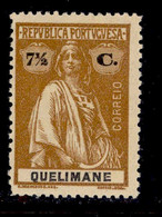 ! ! Quelimane - 1914 Ceres 7 1/2 C (Lozanged) - Af. 32a - MH - Quelimane