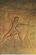 ABOU SIMBEL , Ramses II Slaughtering His Enemies ; Ramses II Massacrent Ses Ennemis - Abu Simbel